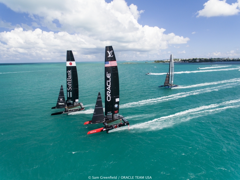 Hamilton (BDA) - 35th America's Cup Bermuda 2017 - ORACLE TEAM USA - AC45S training